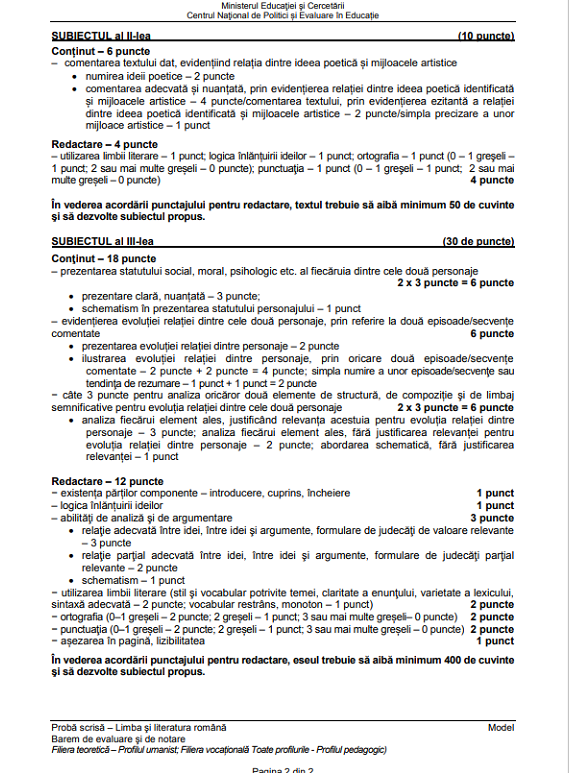 Profil uman barem pagina 2