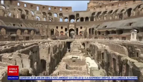 Pentru prima dată în istorie, Colosseumul își va dezvălui subsolurile. Ce vor putea vedea turiștii