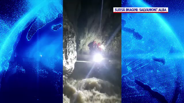 Clipe de groază pentru doi tineri, după ce unul dintre ei s-a accidentat pe Cheile Râmețului