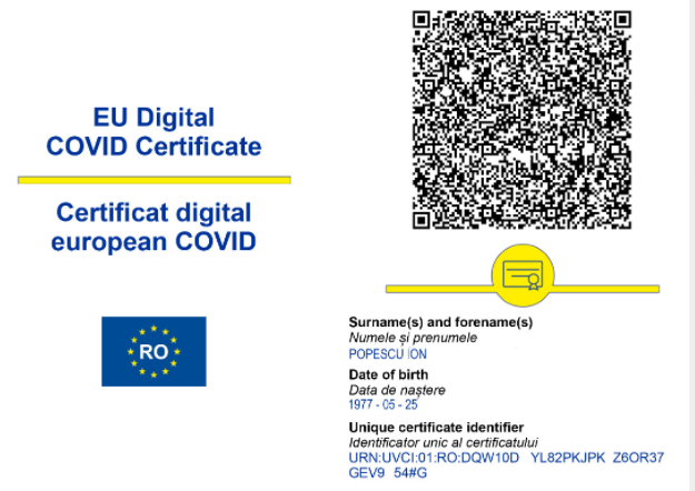 Certificatul digital european COVID-19 intră oficial în vigoare în Uniunea Europeană începând de joi