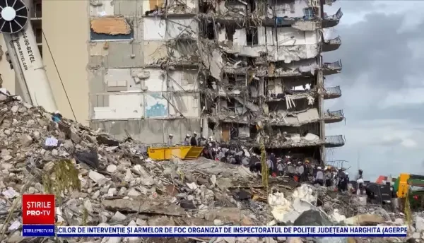 Bilanţul tragediei din Miami a crescut la 16 morţi. 150 de persoane sunt în continuare dispărute