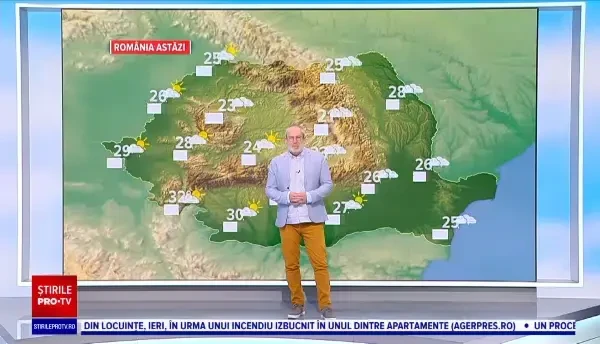 Vremea azi, 2 iulie. O să plouă consistent în aproape toată țara. Vor fi vijelii și grindină