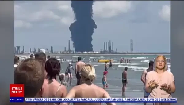 Încotro se îndreaptă norul uriaș produs de explozia de la Rafinăria Petromidia. Ce spun specialiștii