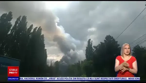 Încă o explozie, urmată de incendiu, a avut loc la Constanța: ”Eram în trecere și am auzit 5-6 bubuituri”