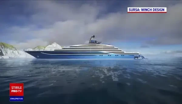 Cel mai mare şi luxos iaht rezidenţial din lume, construit pe şantierul naval de la Tulcea