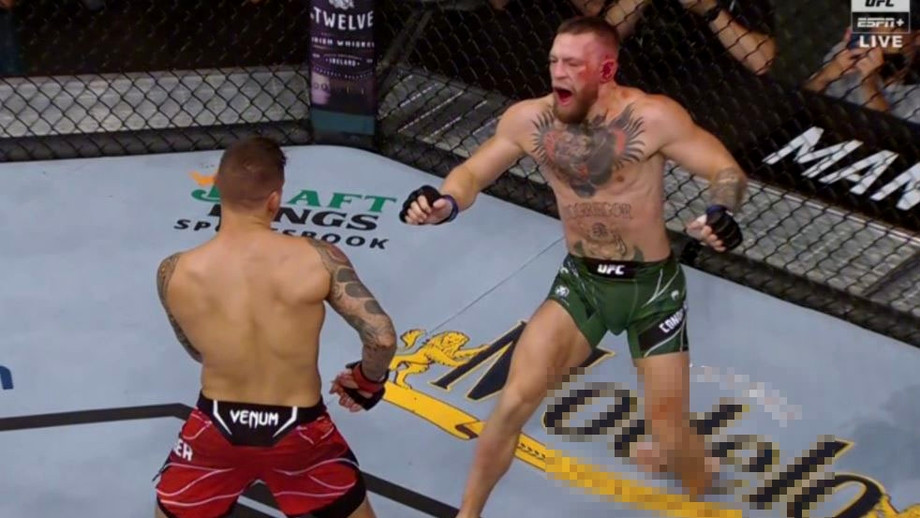 Conor McGregor și-a rupt piciorul în prima rundă cu Dustin Poirier. VIDEO cu momentul