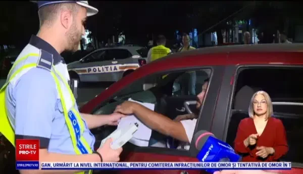 Razie amplă în Capitală: Mai mulți șoferi au rămas fără permis. Câțiva consumaseră droguri