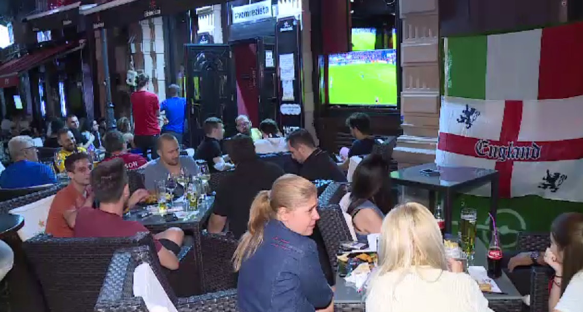 Centrul Vechi, plin de suporteri din toate colțurile lumii. Cum a fost trăită finala EURO 2020