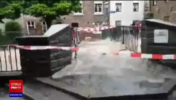 Ploile torențiale fac ravagii în Europa. Alertă de dezastru în Germania: 4 morți și zeci de dispăruți