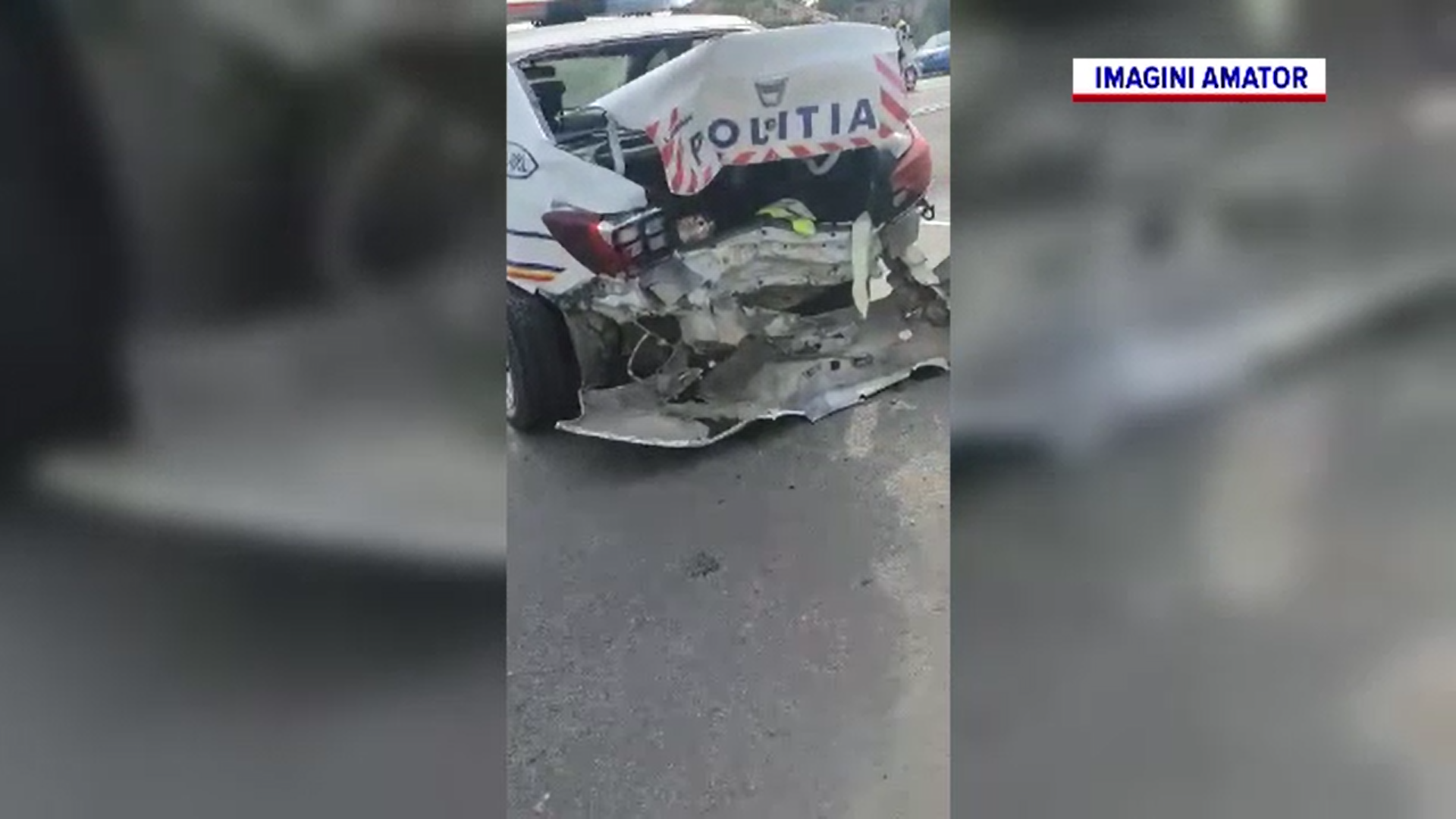 Doi poliţişti din Dolj au fost răniți într-un accident de circulaţie