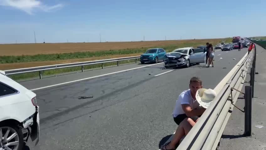 Încă un accident rutier s-a petrecut pe A2, pe sensul Constanța-București. VIDEO