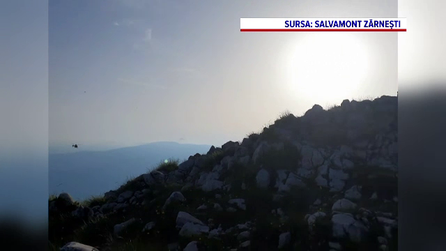 Operațiune dificilă de salvare în Munții Piatra Craiului. Un turist străin, aflat în drumeție, a început să se simtă rău