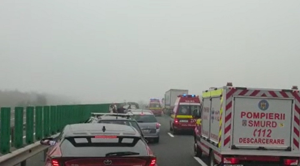Bilanțul carambolului de pe Autostrada Soarelui: 24 de persoane rănite. Cinci copii au ajuns la spital