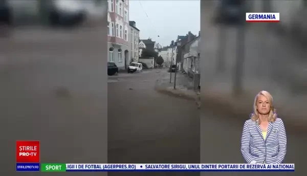 Zeci de morți și 1.300 de dispăruți, în urma inundațiilor din Germania. Merkel vorbește despre o catastrofă