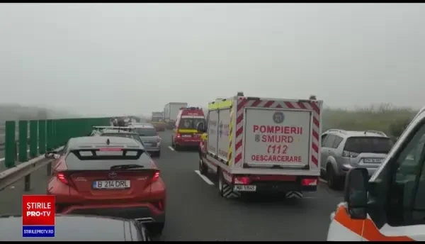 Bilanțul carambolului de pe Autostrada Soarelui: 24 de persoane rănite. Cinci copii au ajuns la spital