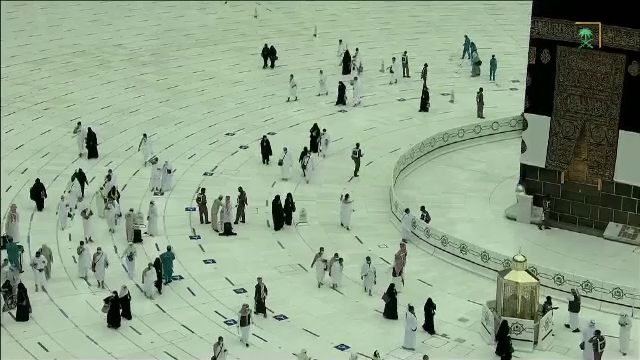 Pelerinajul de la Mecca, organizat anul acesta doar cu 60.000 de persoane, toate vaccinate