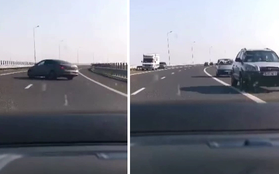 Ce sancțiuni vor primi șoferii care au întors pe A2 și au circulat pe contrasens. O parte au fost deja identificați