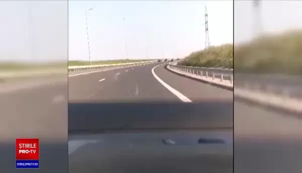 Ce sancțiuni vor primi șoferii care au întors pe A2 și au circulat pe contrasens. O parte au fost deja identificați