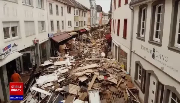 Imagini de nedescris în Germania și Belgia: Tineri au murit încercând să-i ajute pe alţii, până în ultima clipă