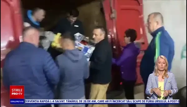 Mobilizare generală pentru sprijinirea sinistraților din Alba. Tone de alimente au fost distribuite de voluntari