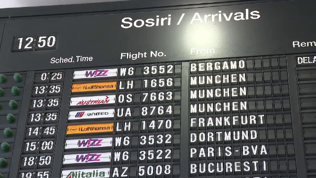Sute de români au rămas blocați pe un aeroport din Italia. Ce s-a întâmplat
