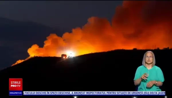 Incendiu puternic în centrul Aradului, după ce groapa de gunoi a orașului a luat foc. A fost emisă o avertizare RO-Alert