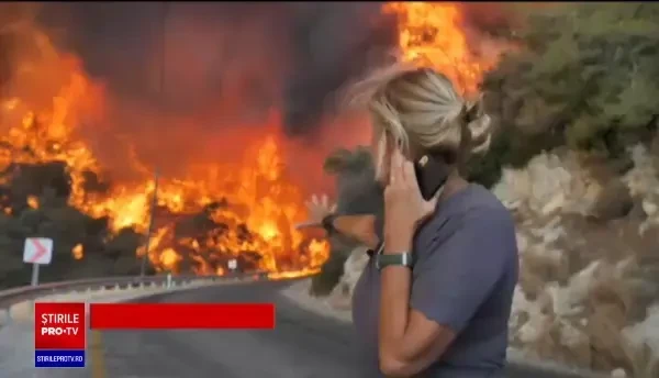 Turcia e devastată de incendiile de vegetație. Vântul fierbinte poartă scântei în toate direcţiile