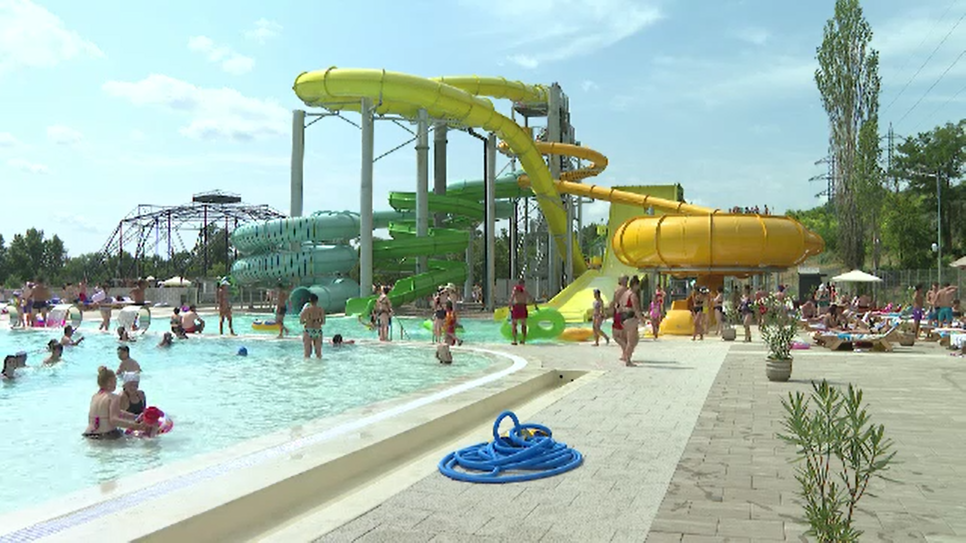 Incident cu victime la aquapark-ul din Galați. Doi bărbaţi au căzut unul peste celălalt
