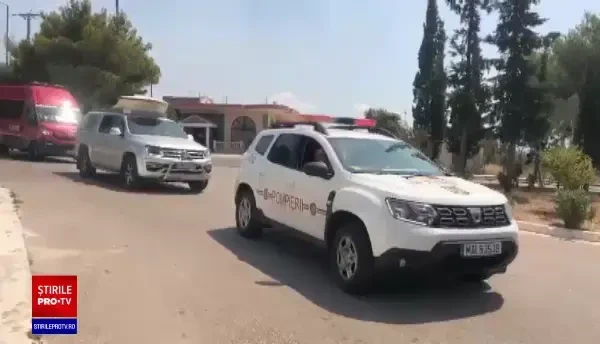 România ajută Grecia în lupta cu flăcările. Peste 100 de pompieri au ajuns în Atena