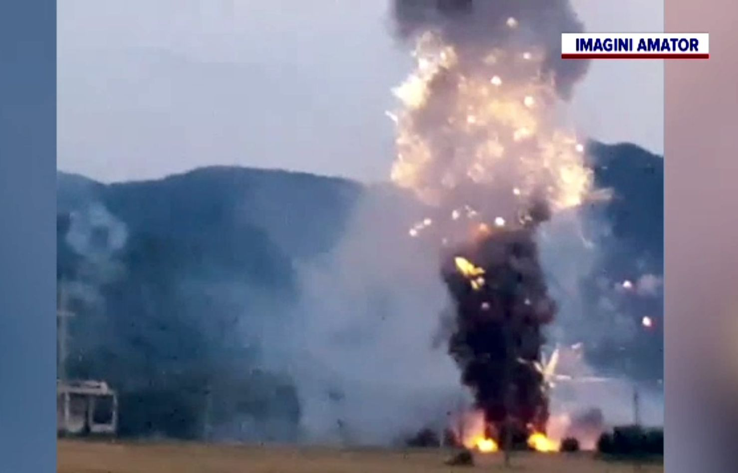 Anchetă la explozia de la depozitul de artificii din Zărnești. Procurorii au descoperit fapte penale