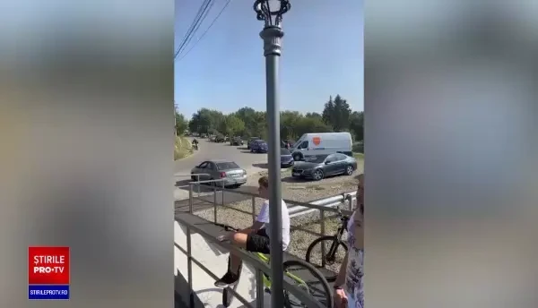 Incendiu de proporții în Mogoșoaia. Fumul, vizibil de la distanță