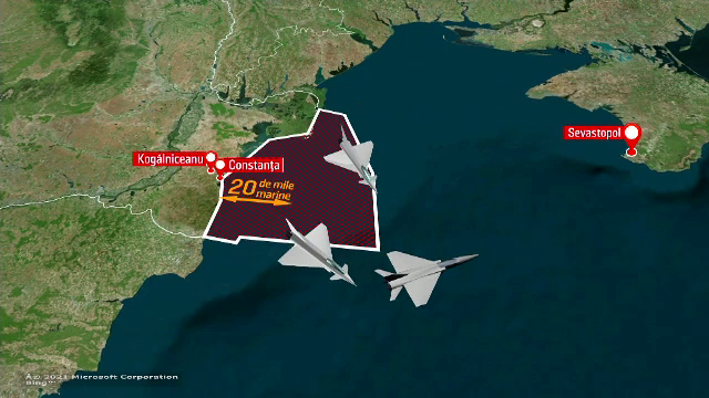 ANIMAȚIE GRAFICĂ Cum a intrat bombardierul rusesc în spațiul aerian controlat de români și ce a urmat