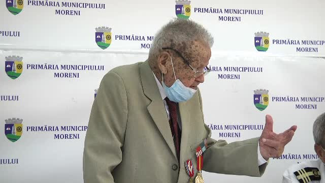 Aniversare specială în Dâmbovița. Un veteran de război împlinește 100 de ani