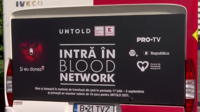 Caravana Blood Network a ajuns la Iași. Donezi sânge și primești bilet la UNTOLD 2021