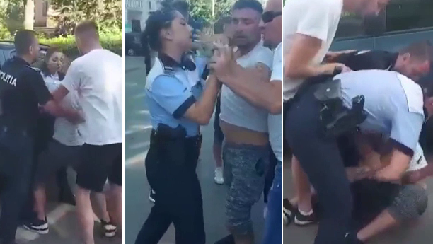 Bărbatul din Botoșani care a lovit o poliţistă a fost plasat în arest la domiciliu