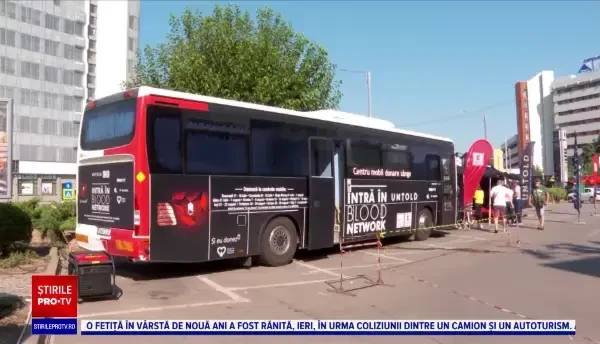 Caravana Blood Network a ajuns la Iași. Donezi sânge și primești bilet la UNTOLD 2021
