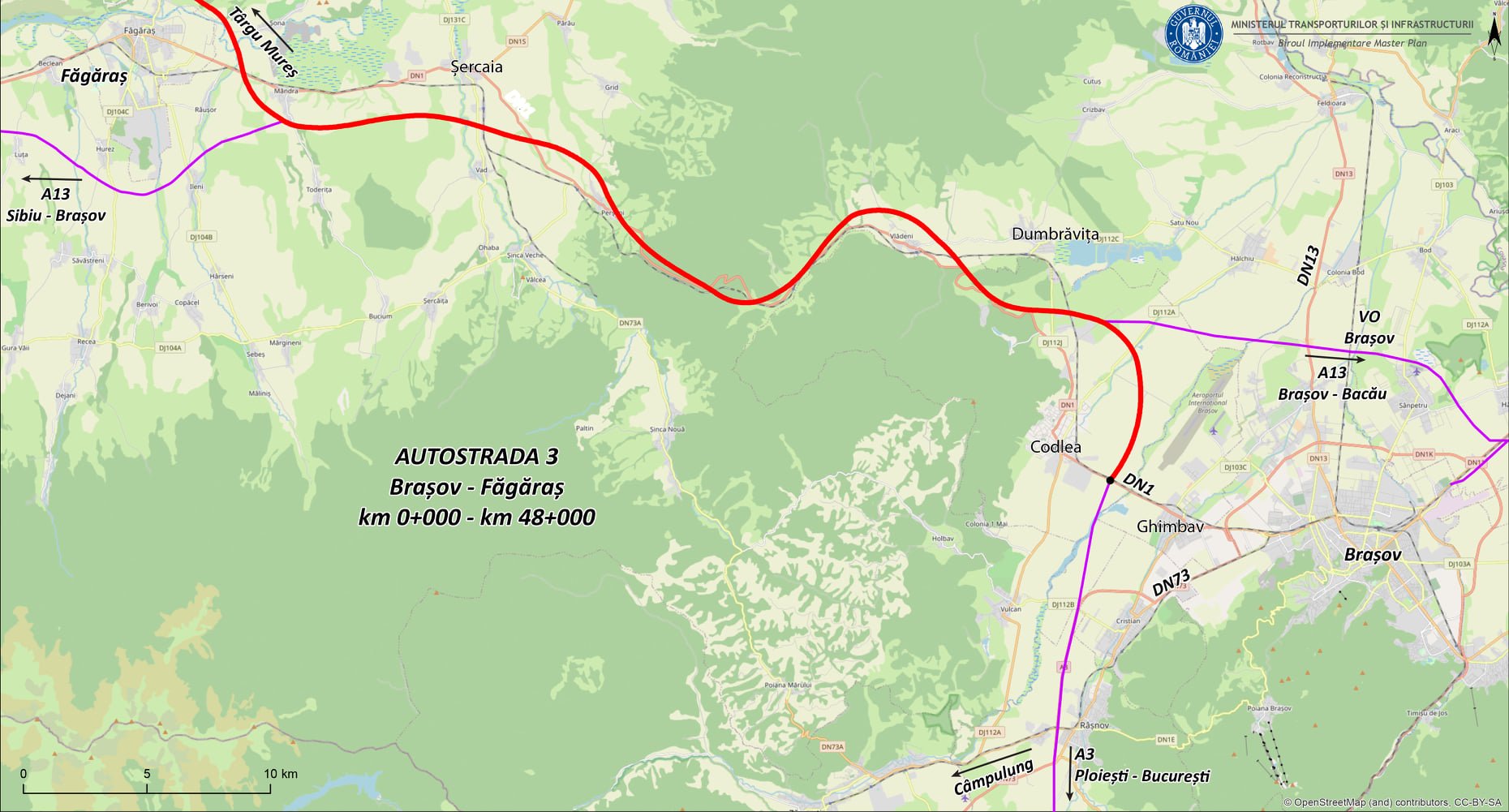 autostrada Brașov Făgăraș