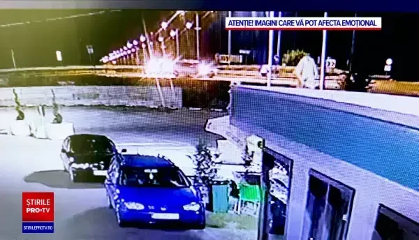 Un individ a murit într-un accident cu poliția pe urme, la Vâlcea. Fluturase pe geamul mașinii un pistol