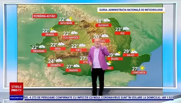 Vremea azi, 25 august. Instabilitate în majoritatea zonelor. S-ar putea să cadă grindina şi să se producă vijelii
