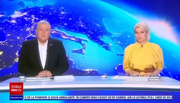 Incendiu la o clădire din Râmnicu Vâlcea, în care se află și un hotel. Înauntru se aflau peste 30 de oameni