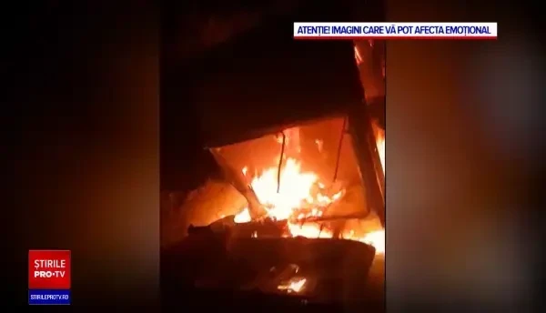 Accident înfiorător în judeţul Iaşi. Un bărbat de 41 de ani a murit carbonizat