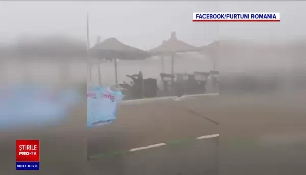 Furtunile au făcut prăpăd pe litoral. Vreme de toamnă târzie în vestul țării