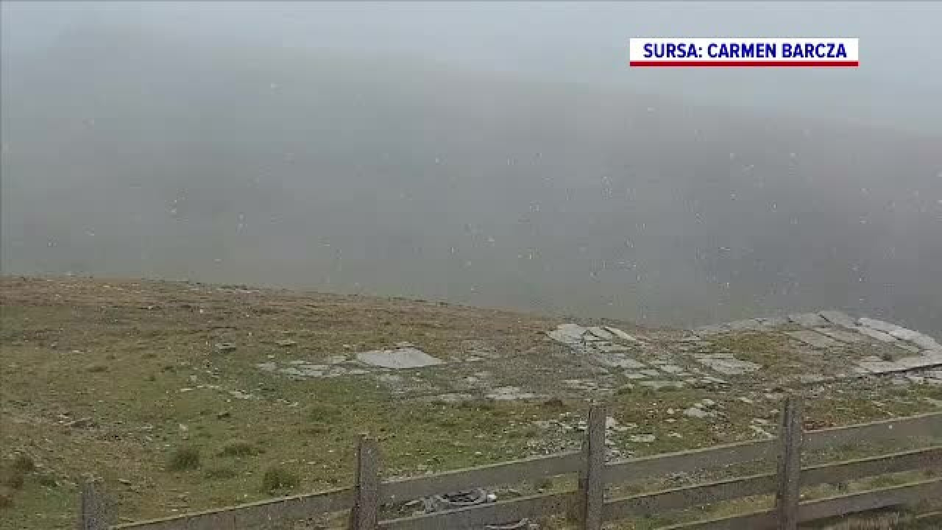 Prima ninsoare pe munte. Temperaturile au scăzut la -3 grade