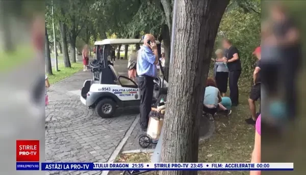 Polițistul care a lovit două femei cu mașina în Parcul IOR din Capitală, vizat de o anchetă internă a Primăriei Sectorului 3