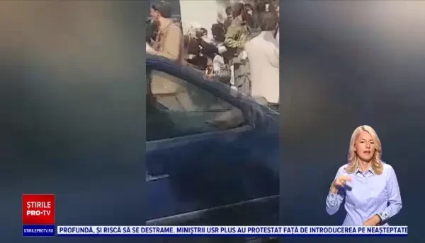 Haos economic în Afganistan. Cozi kilometrice în fața băncilor, în timp ce talibanii trag focuri de avertisment