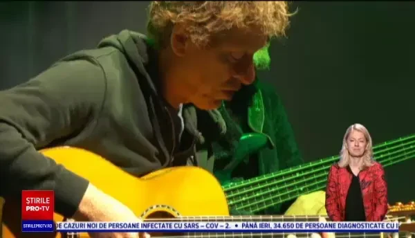 Spectacol oferit de Chitaristul trupei "Sting", Dominic Miller, în a doua zi a festivalului "Jazz în the Park"