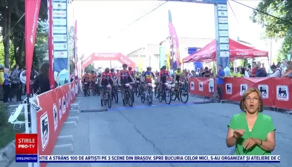 Competiție ciclistă pentru copiii bolnavi de cancer, în Dâmbovița. Traseul a fost o adevărată provocare