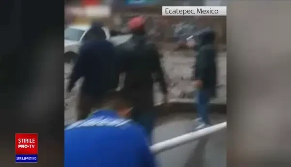 Inundații de o violență înfricoșătoare, în Mexic. Potopul s-a revărsat peste un oraș aflat la 20 de km de capitală