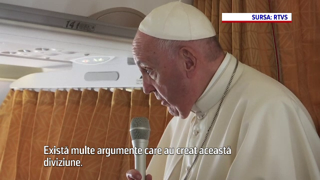 Papa Francisc s-a despărţit ieri de Slovacia printr-o liturghie la care au participat aproape 50.000 de persoane