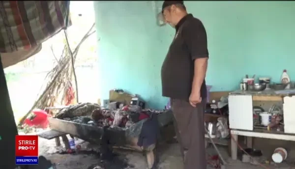 Un bărbat imobilizat la pat a murit după ce a luat foc de la o ţigară